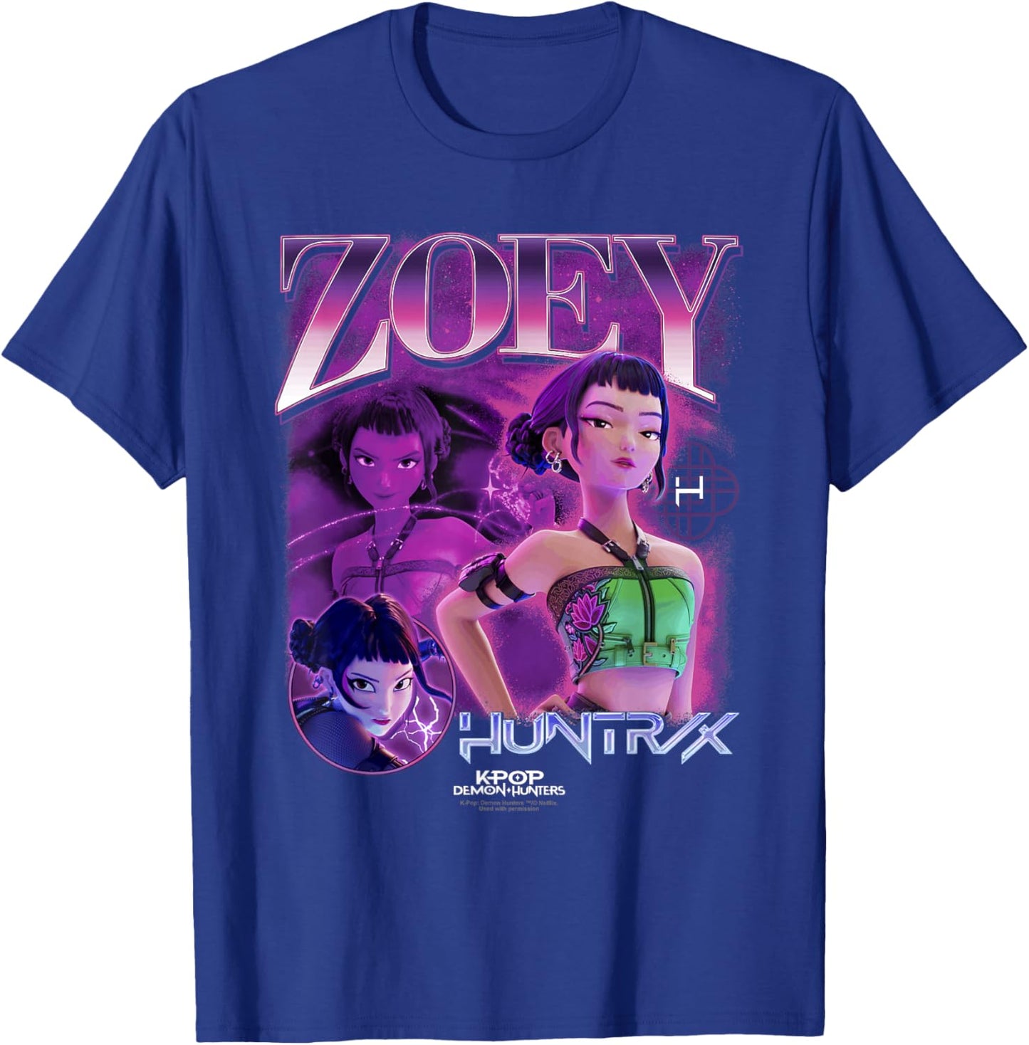 KPop Demon Hunters Zoey Bootleg Officially Licensed T-Shirt - T-Shirt | Royal