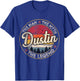 Dustin The Man The Myth The Legend Personalized Name T-Shirt - T-Shirt | Royal