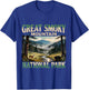 Great Smoky Mountains Bear Deer Wildlife T-Shirt - T-Shirt | Royal