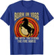 Geboren 1966 The Myth The Legend The Fire Horse Retro T-Shirt - T-Shirt | Royal