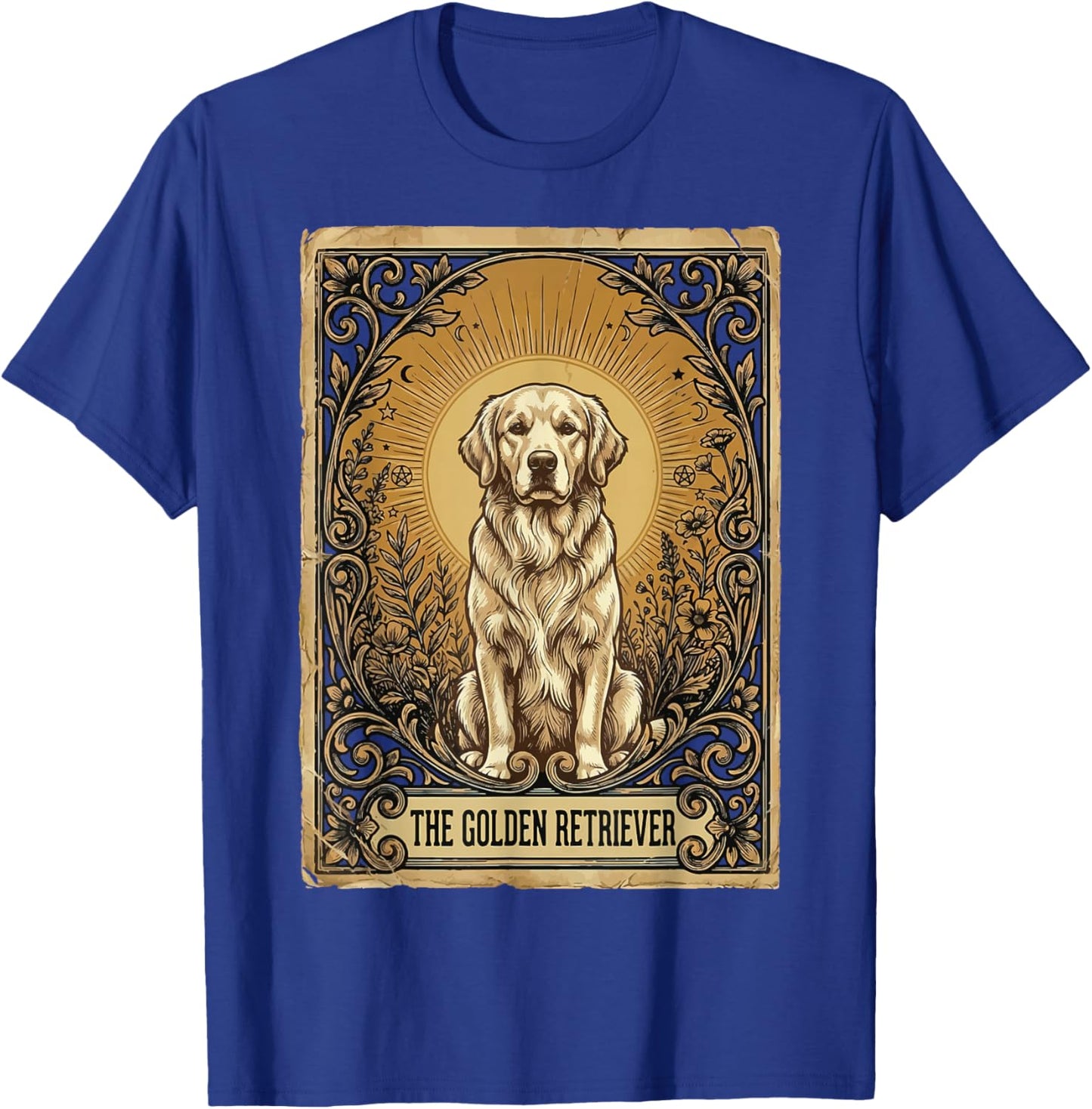 The Golden Retriever Tarot Card T-Shirt - T-Shirt | Royal