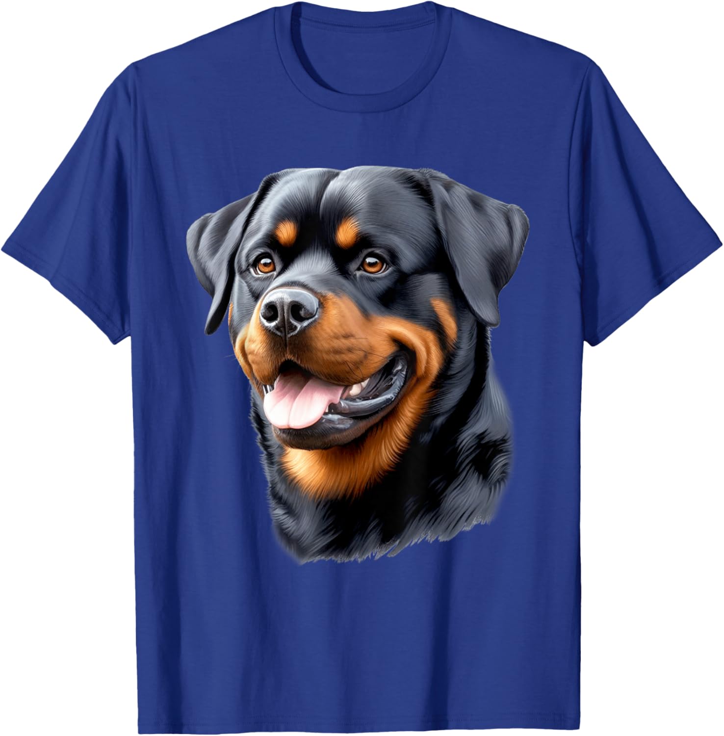 Rottweiler Dog Portrait T-Shirt - T-Shirt | Royal