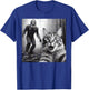 Bigfoot Sasquatch Cat Selfie Funny Saying Men Women Kids T-Shirt - T-Shirt | Royal