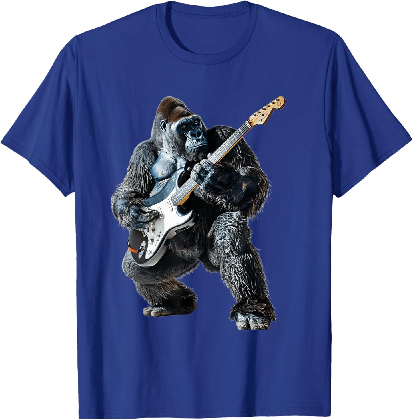 Gorilla Guitar T-Shirt - T-Shirt | Royal