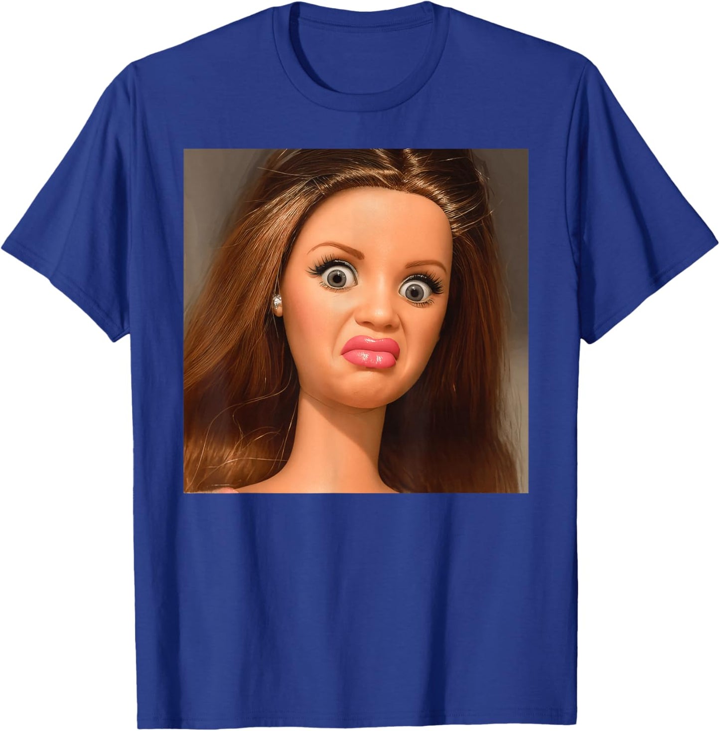 Disgusted Face Meme Doll Babe X Only Baby Love Date Fans T-Shirt - T-Shirt | Royal
