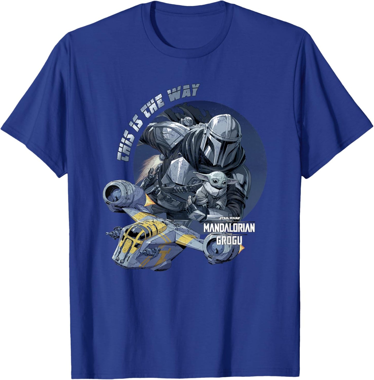 Star Wars The Mandalorian and Grogu This Is Way T-Shirt - T-Shirt | Royal