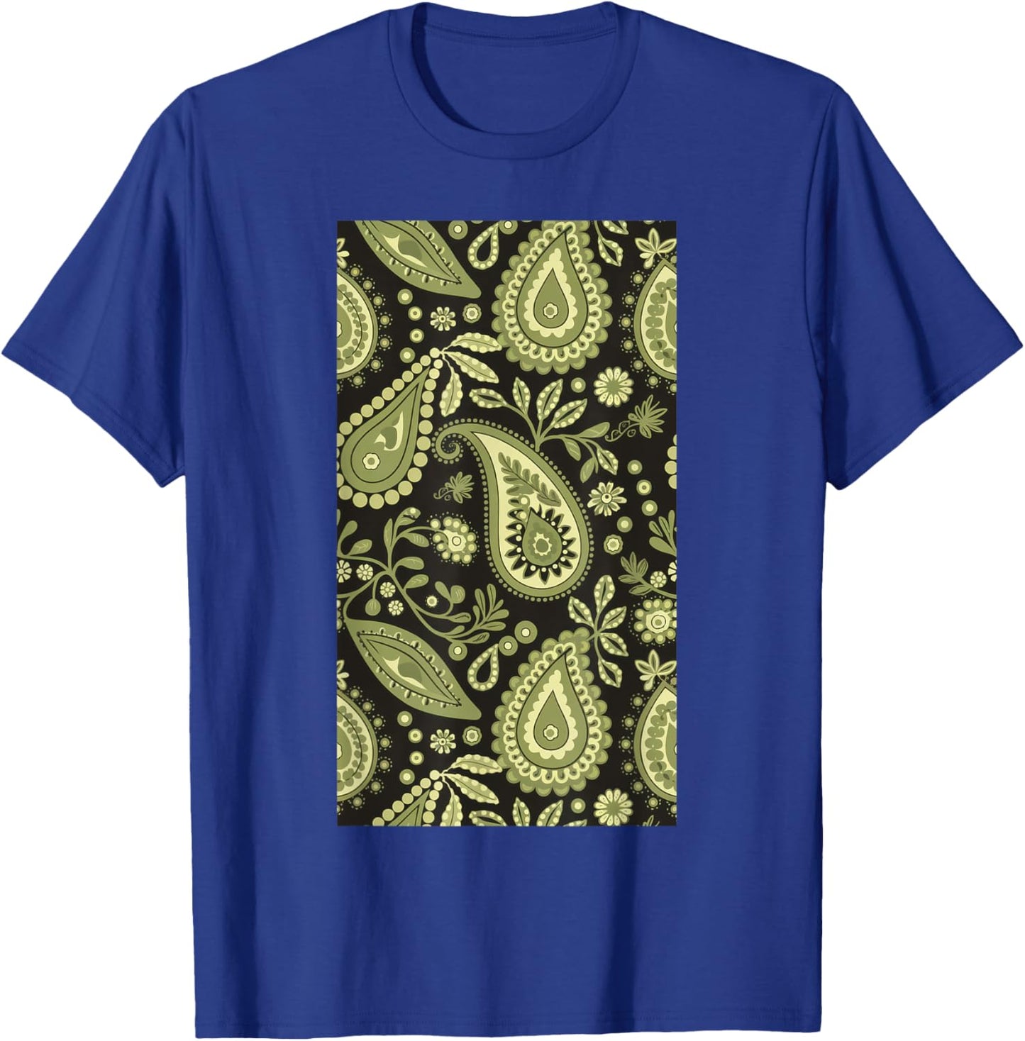 Paisley Pattern Bandana Paisley T-Shirt - T-Shirt | Royal