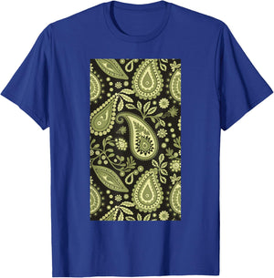 Paisley Pattern Bandana Paisley T-Shirt - T-Shirt | Royal