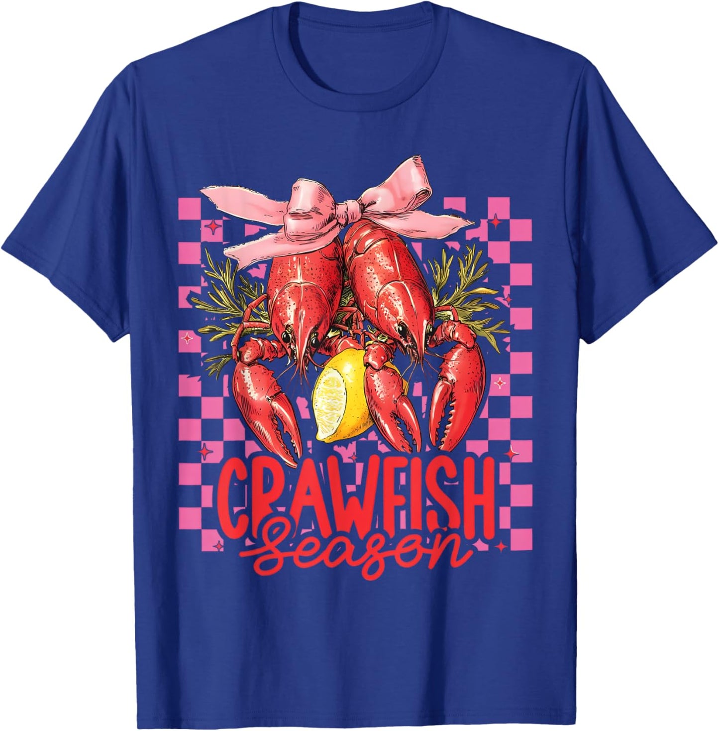 Crawfish Season Crawfish Boil Lobster Cajun Men Women T-Shirt - T-Shirt | Royal