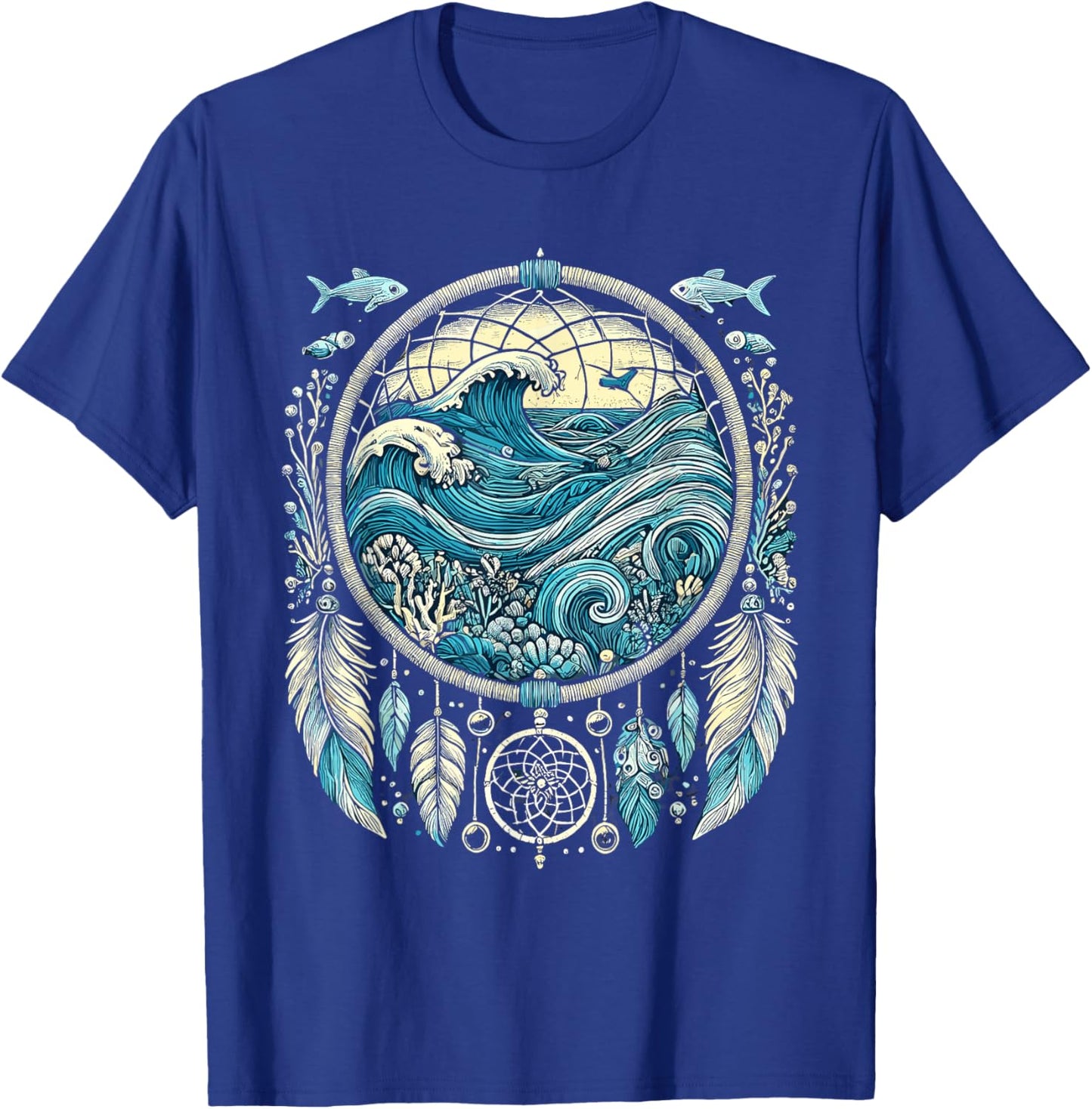Surreal Dream Catcher Bohemian Spiritual festival fashion T-Shirt - T-Shirt | Royal