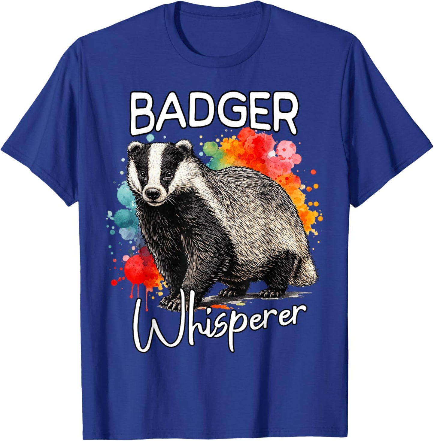 Badger Whisperer T-Shirt - T-Shirt | Royal