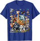 Zoo Animals Wildlife Safari Jungle Zoo Birthday Party T-Shirt - T-Shirt | Royal