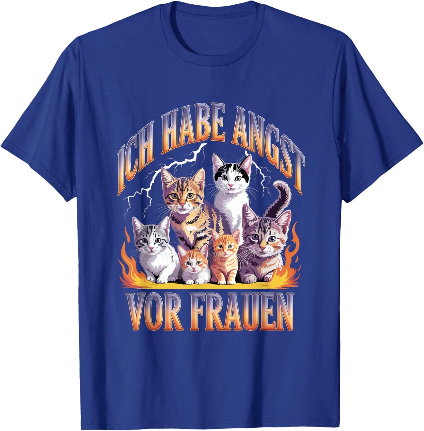 Ich Habe Angst Vor Frauen Unwearable Y2K Bootleg T-Shirt - T-Shirt | Royal