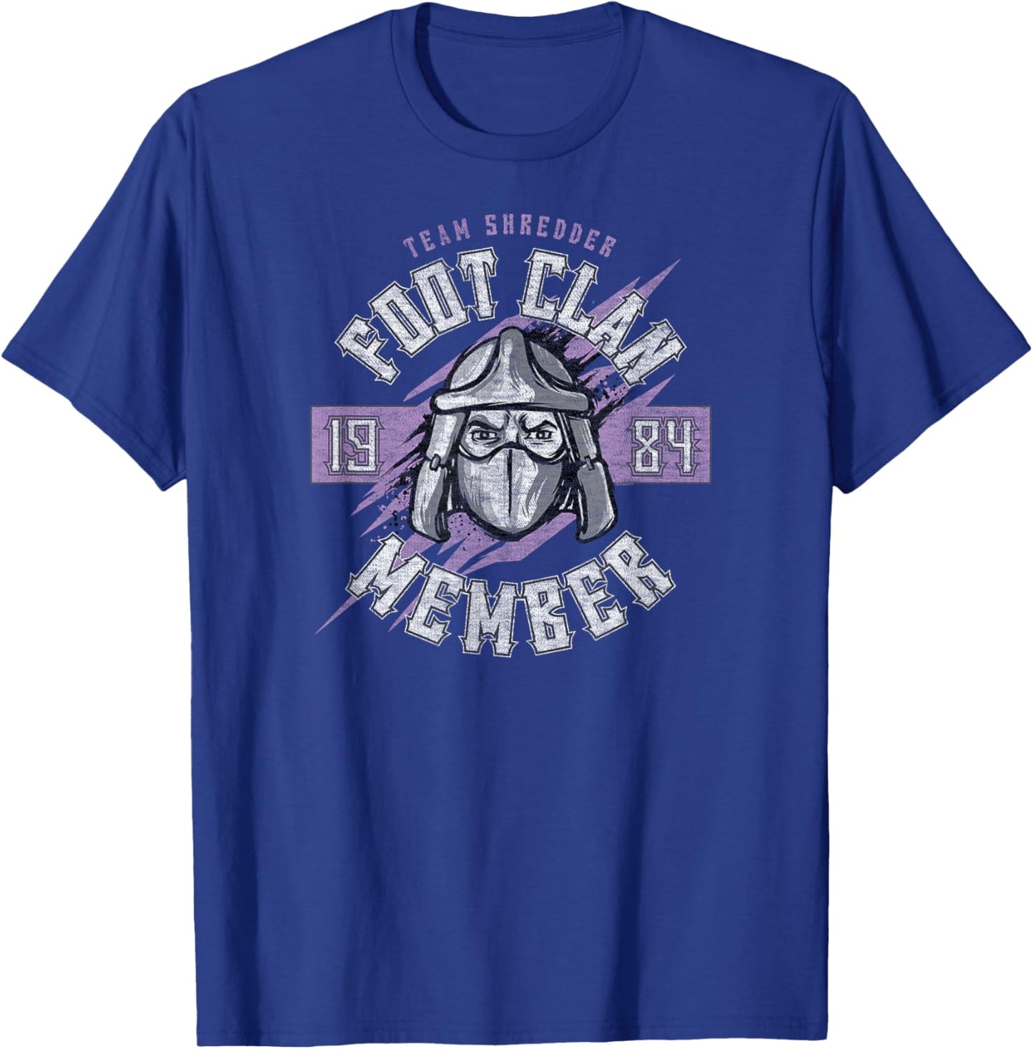 Nickelodeon Teenage Mutant Ninja Turtles Team Shredder Foot Clan 1984 T-Shirt - T-Shirt | Royal