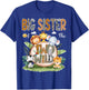 Big Sister Of The Two Wild 2Nd Birthday Safari Animal Lover T-Shirt - T-Shirt | Royal