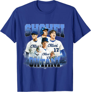 Shohei Ohtani | Los Angeles Baseball MLB Player | MLBOHT5001 T-Shirt - T-Shirt | Royal