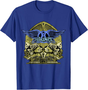 Officiel Aerosmith Guitar Skeletons T-Shirt - T-Shirt | Royal