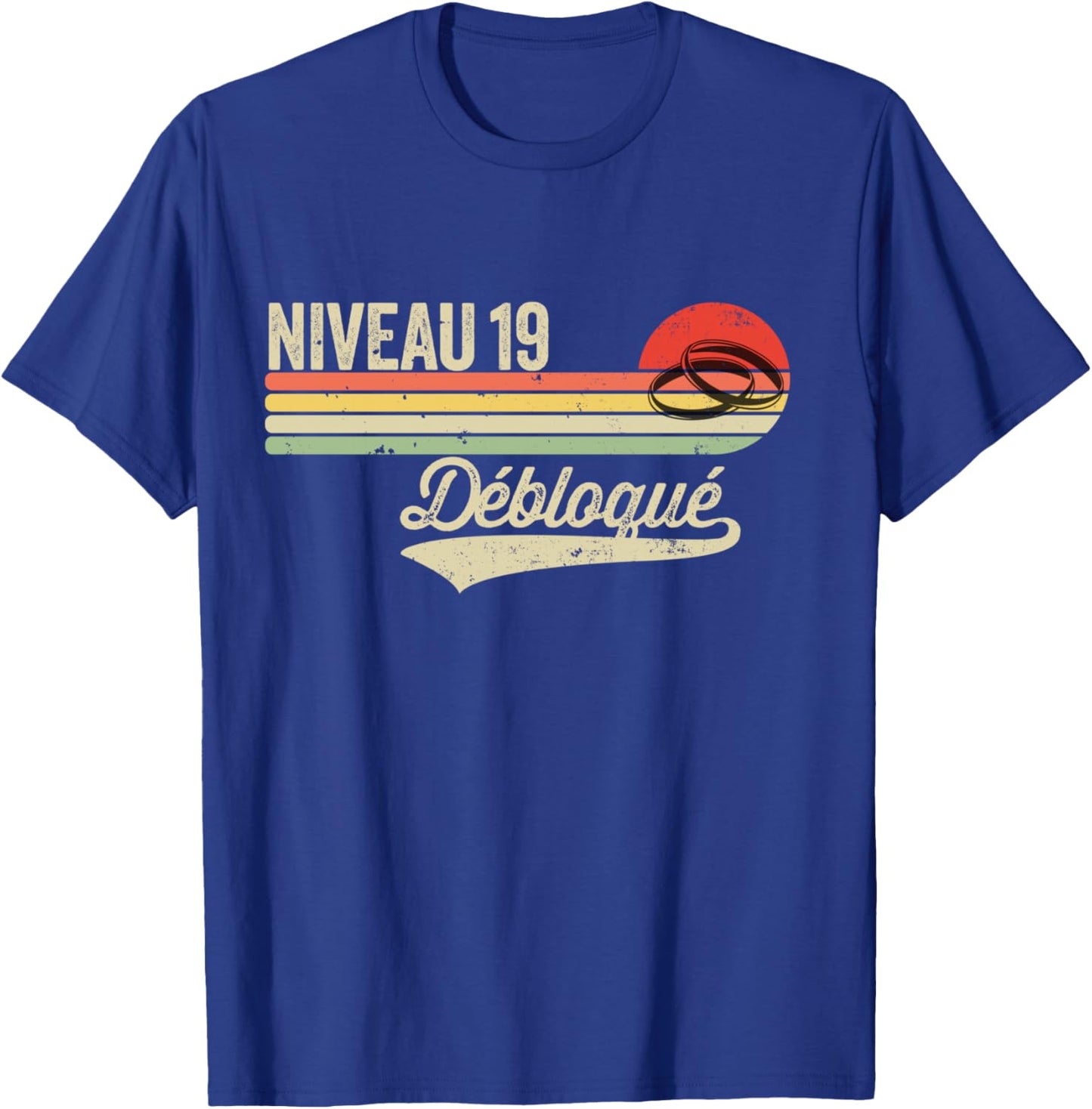 Idée Cadeau Humour Noces de Cretonne - 19 Ans de Mariage Manche Longue T-Shirt - T-Shirt | Royal