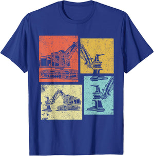 Feller Buncher Vintage Logger Logging Log Man Women T-Shirt - T-Shirt | Royal