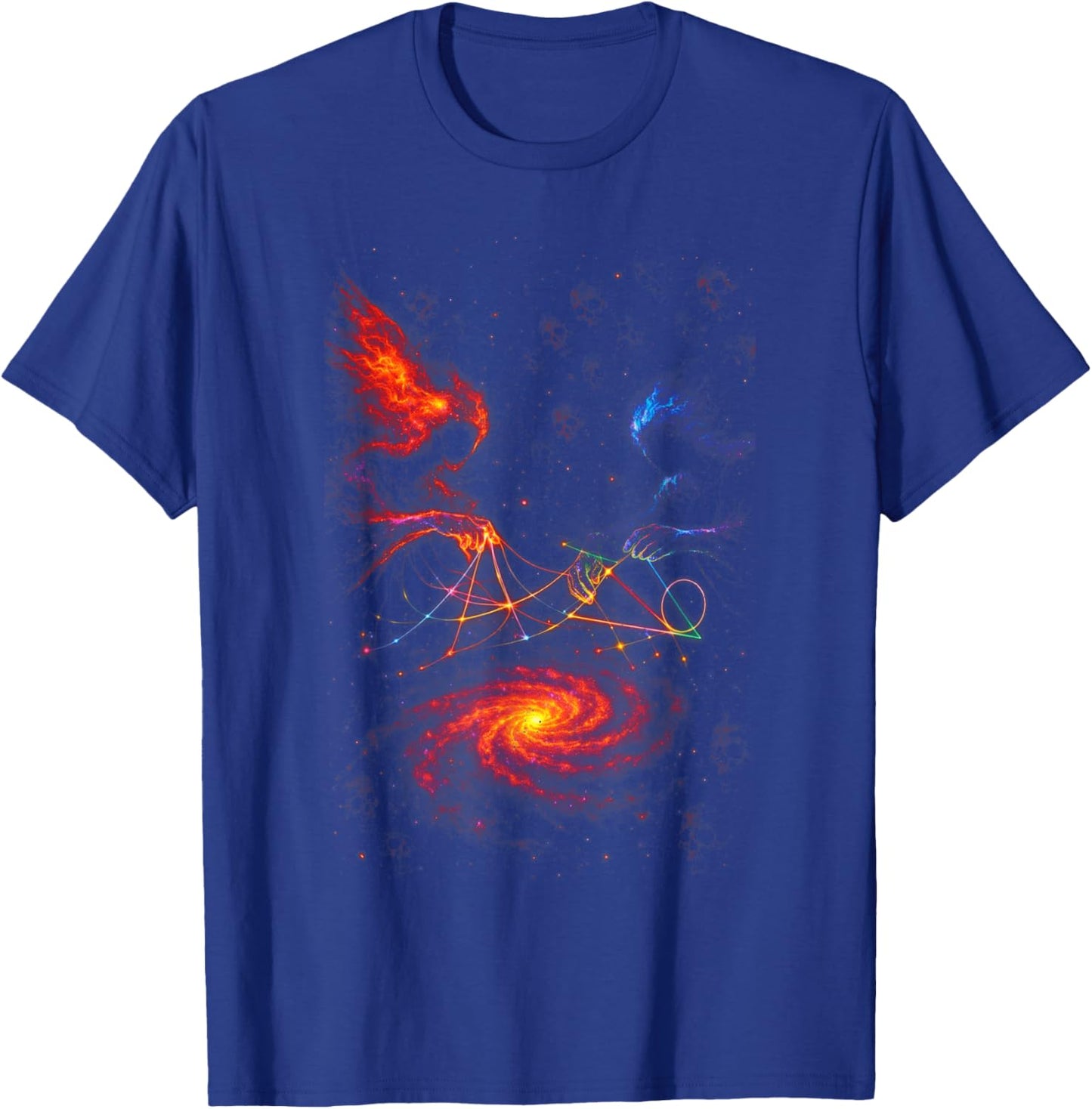 Psychedelic Universe Hippie Trippy T-Shirt - T-Shirt | Royal
