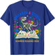 Unearth a Story Summer Library Reading 2026 Dino Skeleton T-Shirt - T-Shirt | Royal