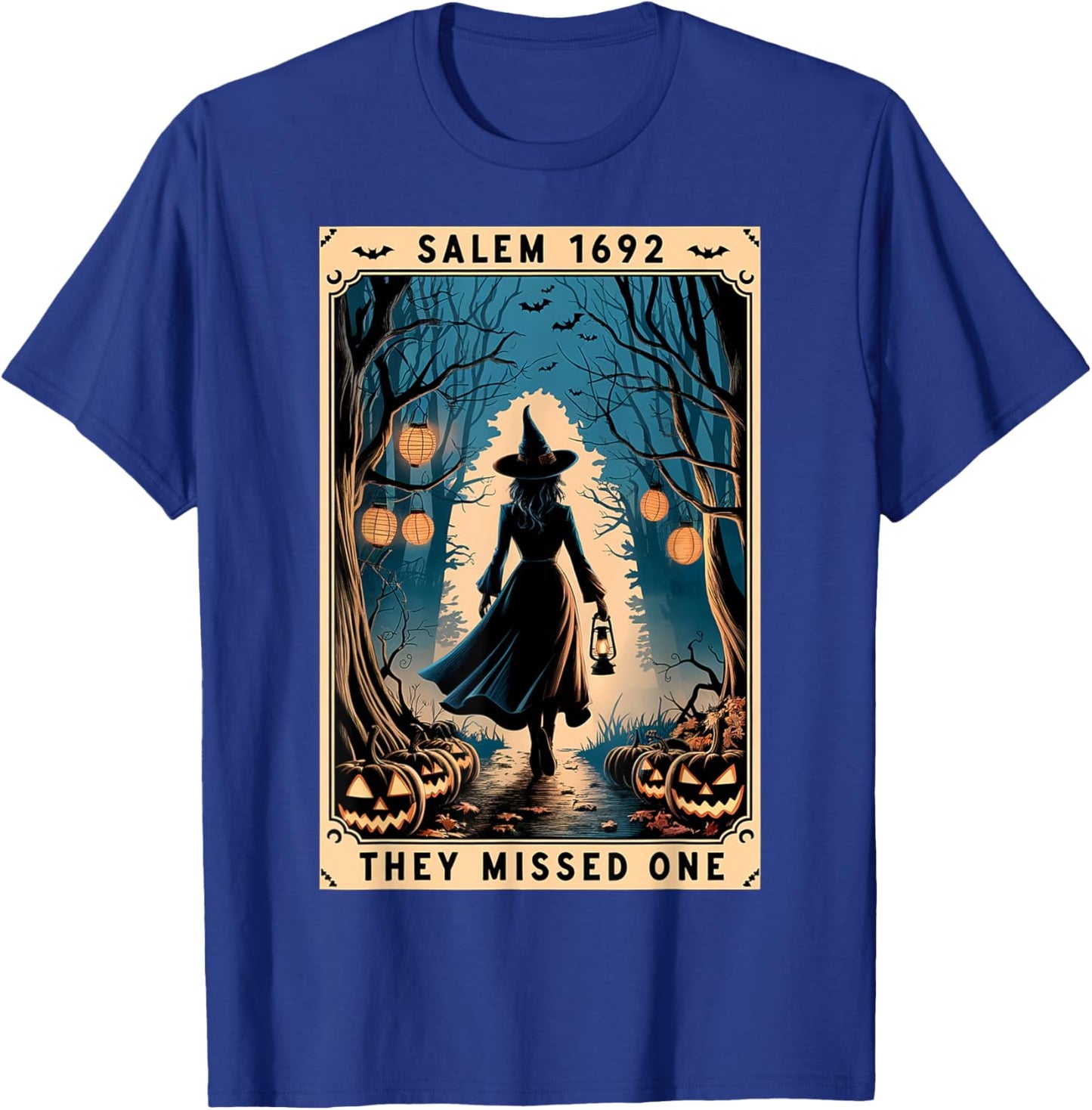 Salem 1692 They Missed One Halloween Witch Trials Women T-Shirt - T-Shirt | Royal