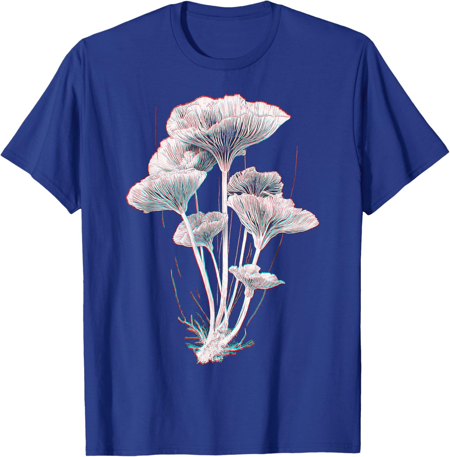 Pilzwald Kunst Motiv Geometrisch T-Shirt - T-Shirt | Royal