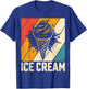Retro Ice Cream Lover Gifts T-Shirt - T-Shirt | Royal