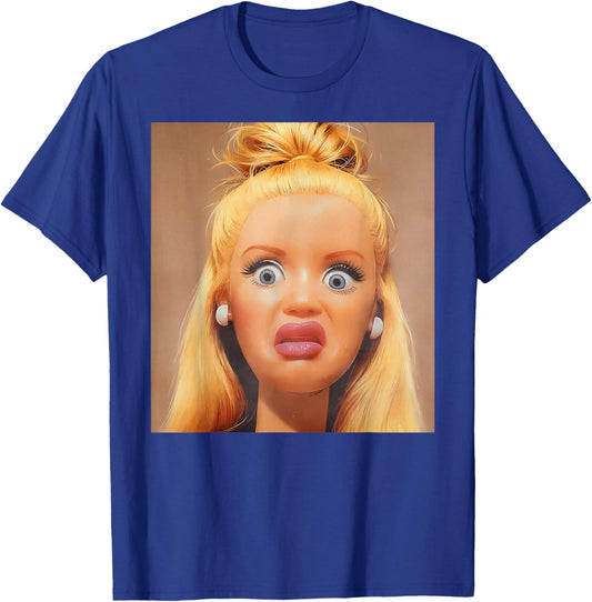 Disgusted Face Meme Doll Babe X Only Baby Love Date Fans T-Shirt - T-Shirt | Royal