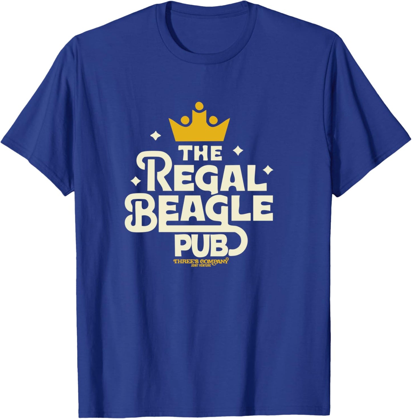 Officially Licensed Regal Beagle Pub Three's Company Logo T-Shirt - T-Shirt | Royal