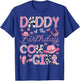Daddy Of The Birthday Cow Girl Rodeo Cowgirl Birthday T-Shirt - T-Shirt | Royal