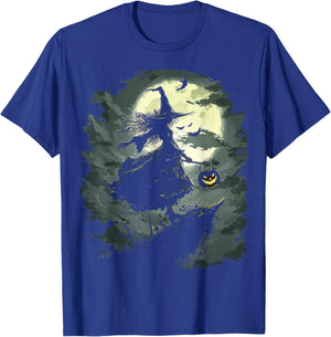 Witch Costume Halloween Spooky Art Witch T-Shirt - T-Shirt | Royal