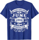 Vintage Legends were Born in June 2008 18th Birthday Boy Men T-Shirt - T-Shirt | Royal