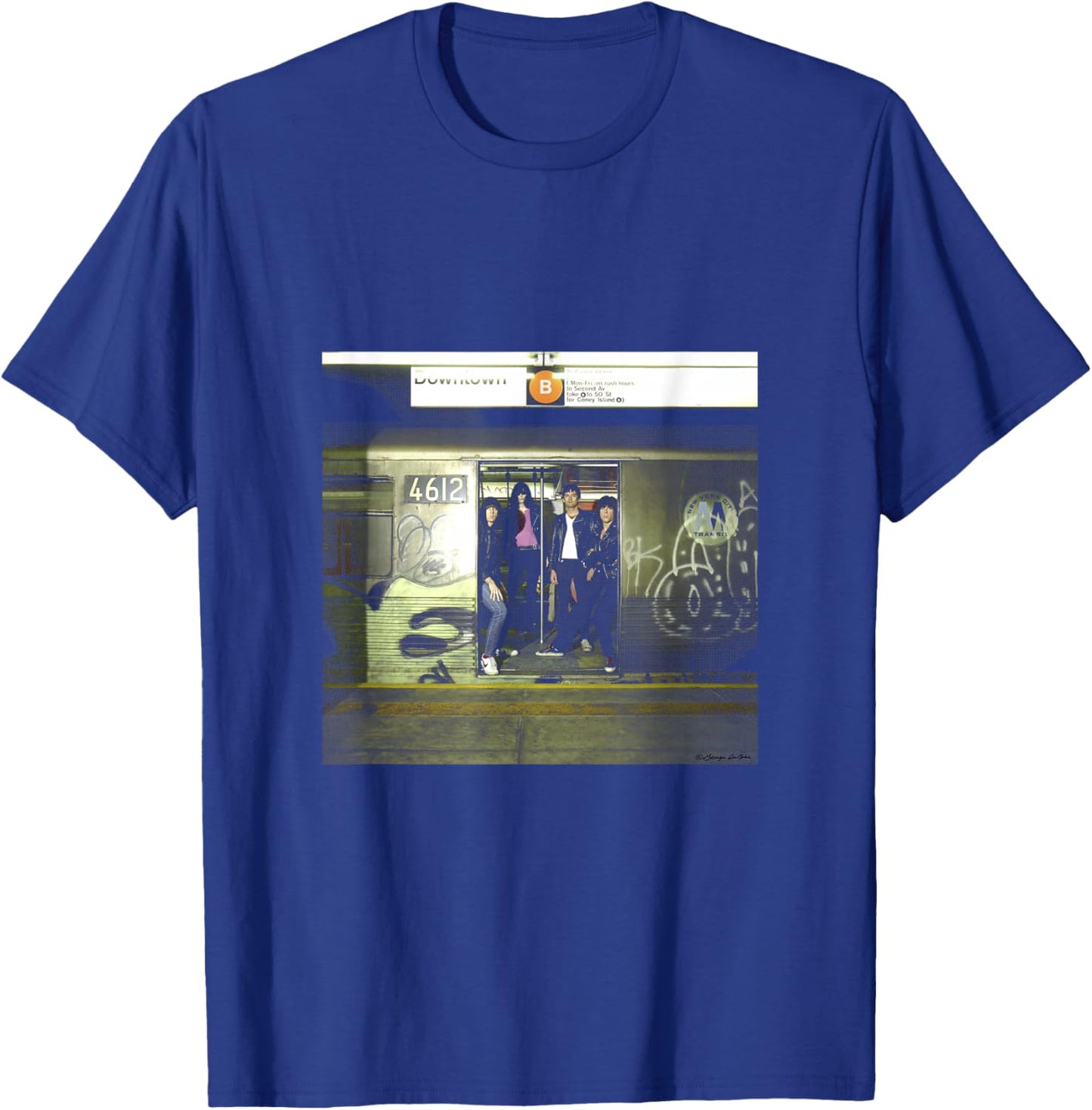 The Ramones Subterranean Jungle Shot By George DuBose T-Shirt - T-Shirt | Royal