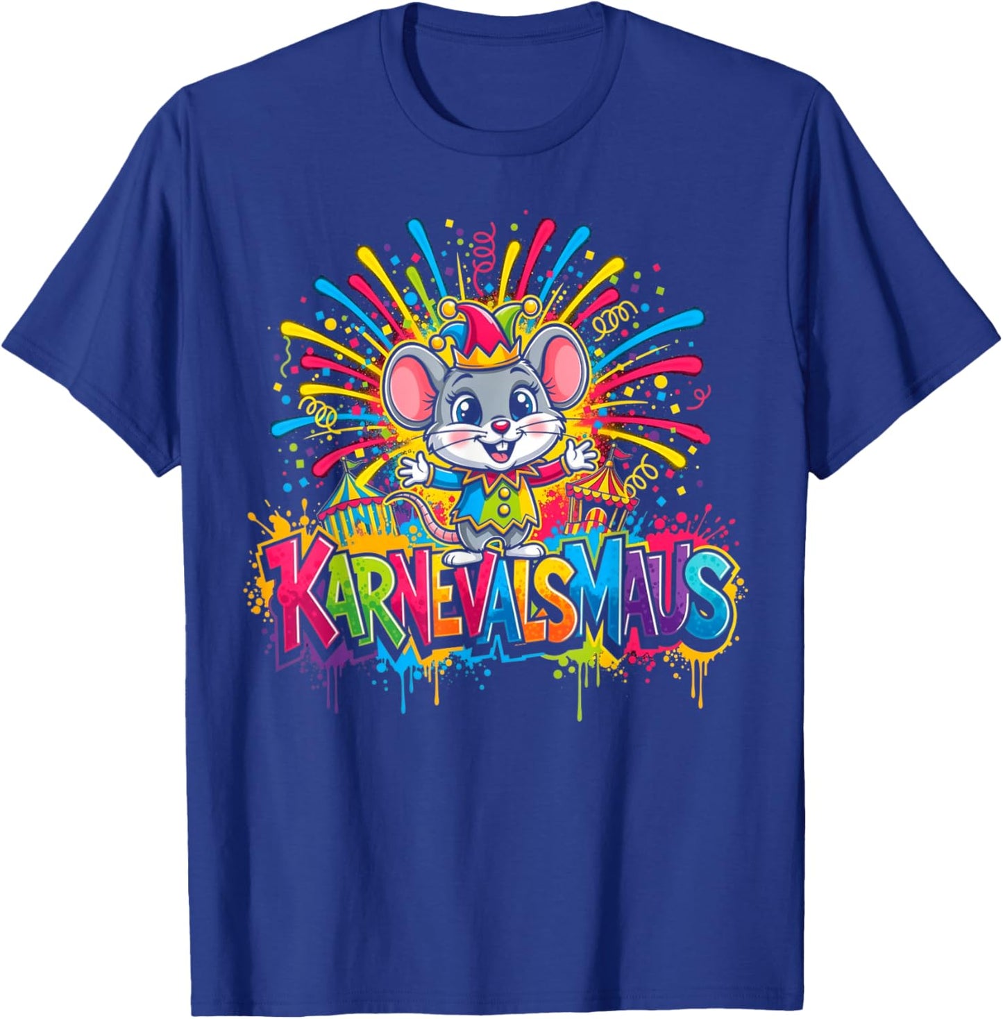 Carnival Costume Replacement Partner Funny Outfit Carnival Mouse T-Shirt - T-Shirt | Royal