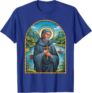 St Martin de Porres Catholic Church Black Saints Peru Cross T-Shirt - T-Shirt | Royal