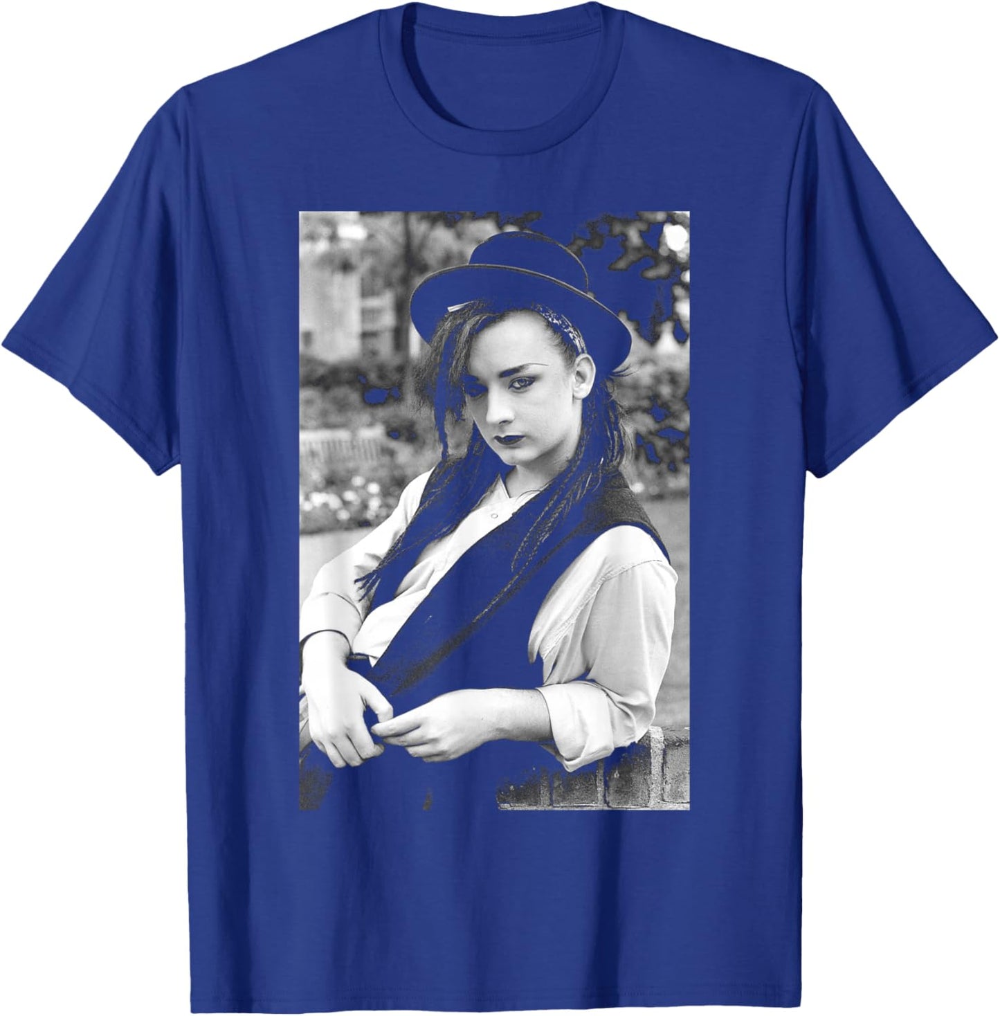 Culture Club Boy George Photo 1982 T-Shirt - T-Shirt | Royal