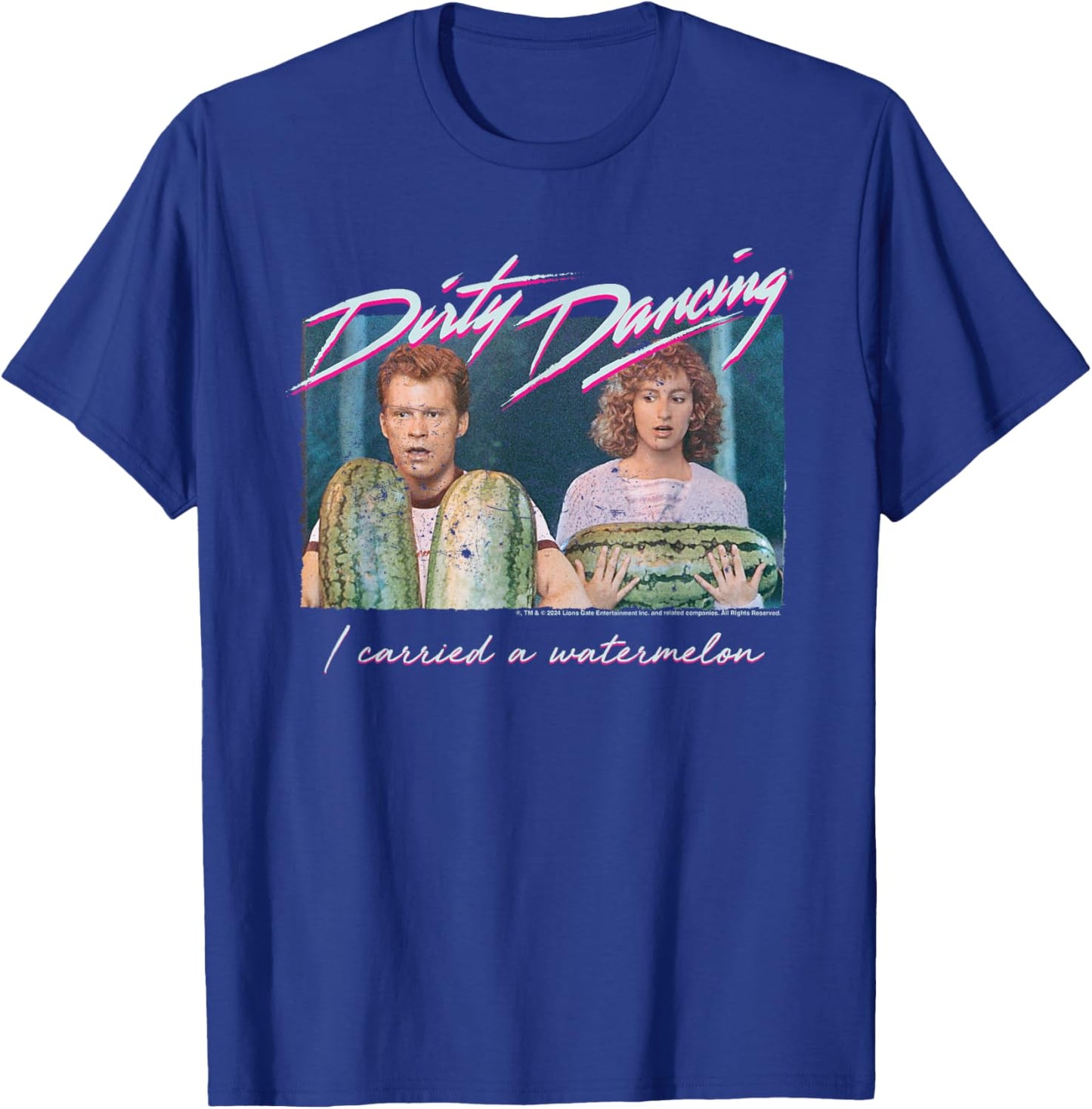 Dirty Dancing Frances I Carried A Watermelon Quote T-Shirt - T-Shirt | Royal