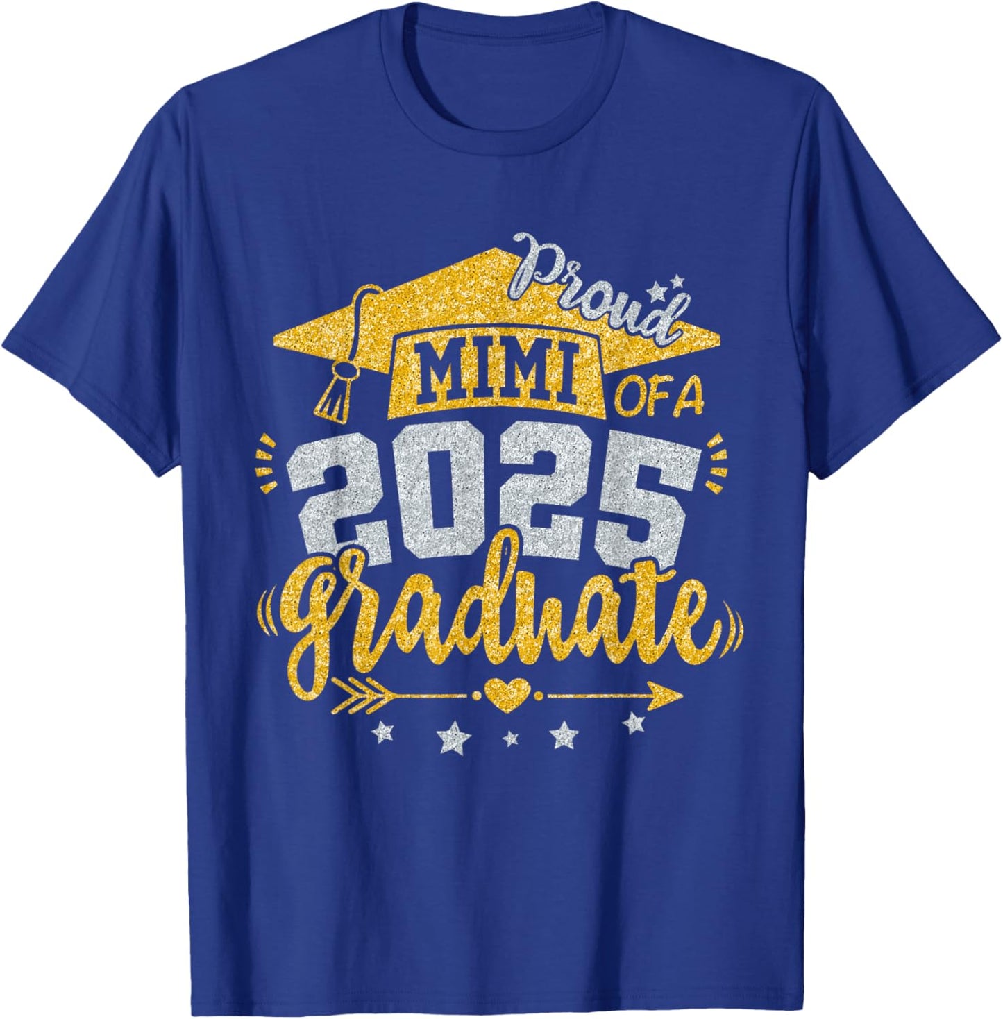 Mimi Senior 2025 Proud Mimi of a Class of 2025 Graduate T-Shirt - T-Shirt | Royal
