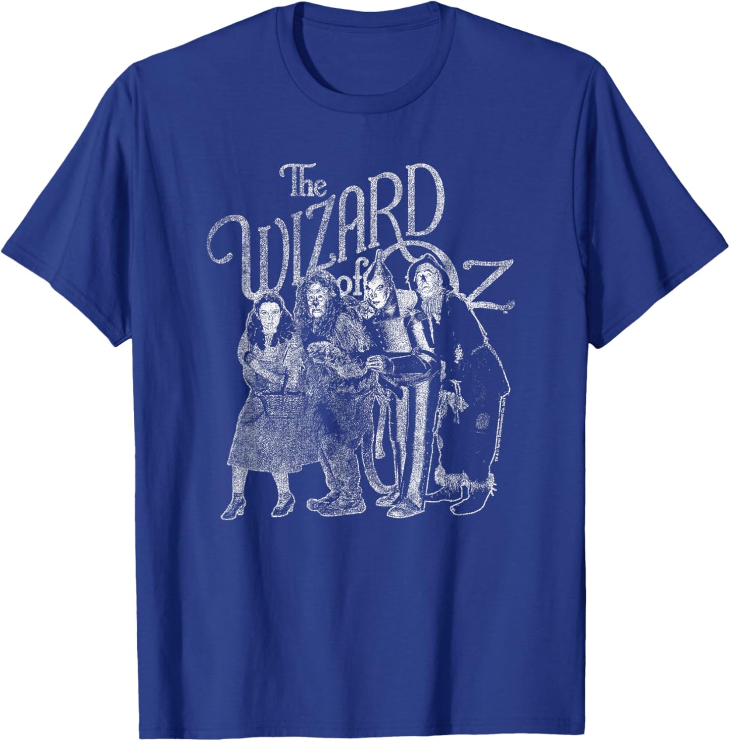 Wizard of Oz Gray Tonal Cast Photo T-Shirt - T-Shirt | Royal
