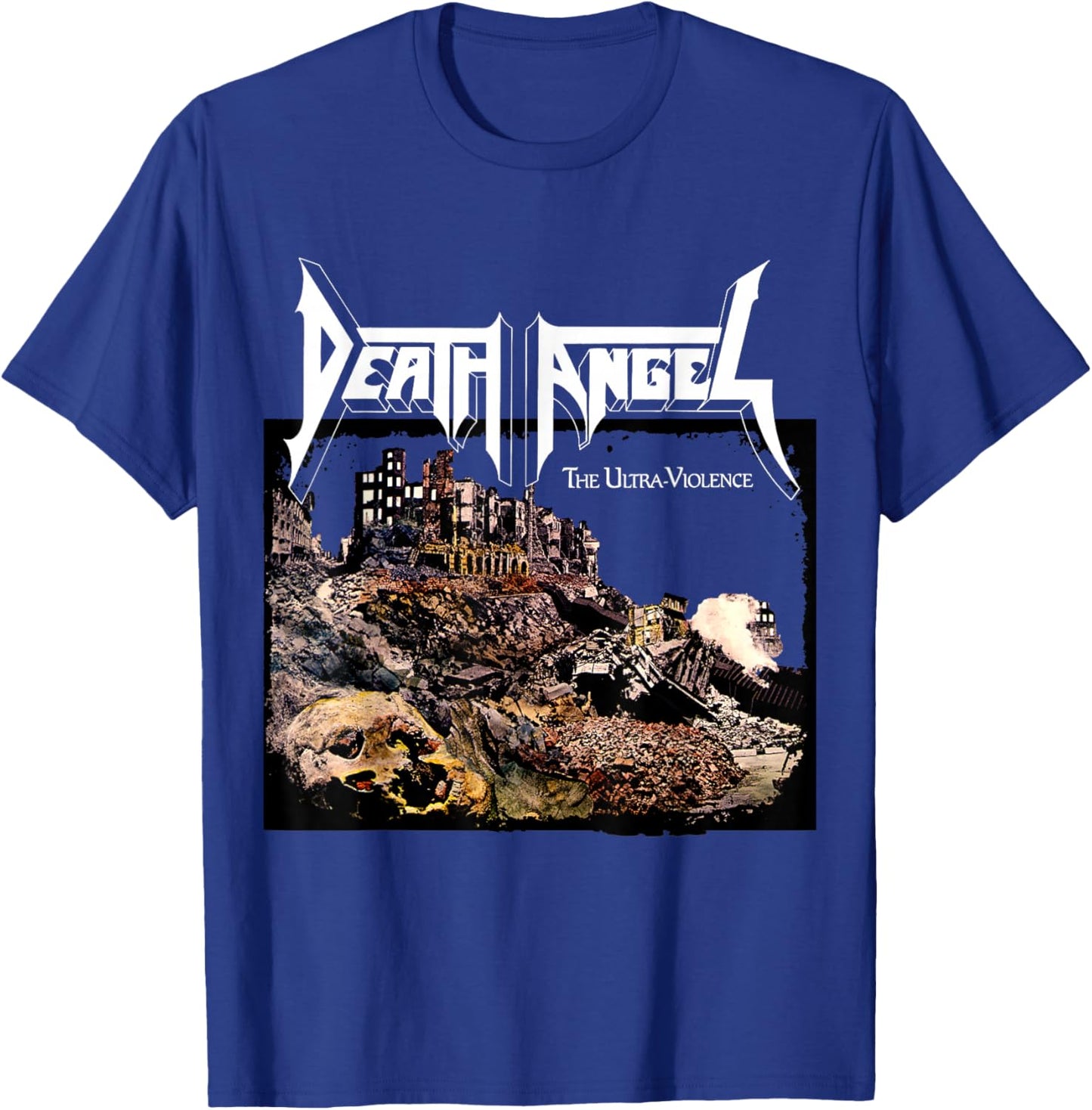 Manic Merch LLC Death Angel The Ultra Violence , Black, Small, -Adults, Short Sleeve T-Shirt - T-Shirt | Royal