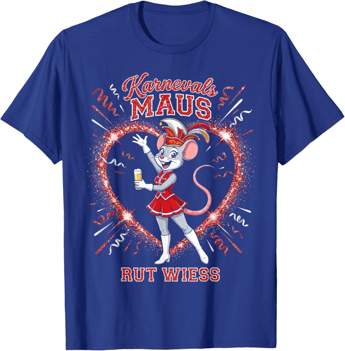 Carnival Mouse Rut Wess Cologne Carnival Outfit T-Shirt - T-Shirt | Royal