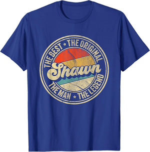Retro Shawn Name Saying Funny Shawn T-Shirt - T-Shirt | Royal