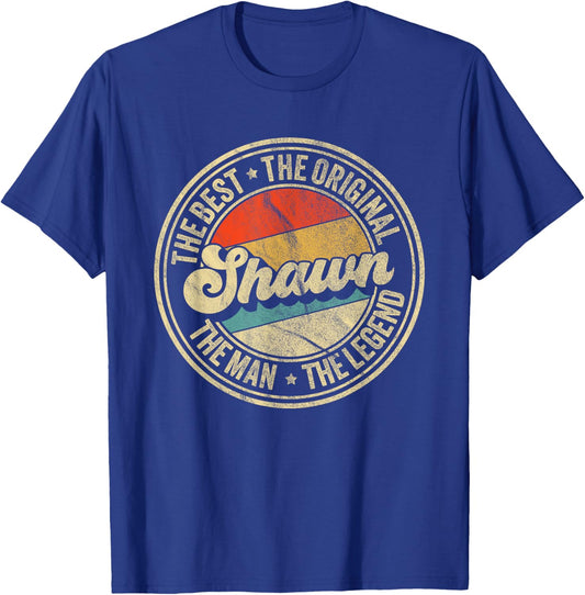 Retro Shawn Name Saying Funny Shawn T-Shirt - T-Shirt | Royal