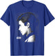 Star Wars Ep II Anakin Black & White Side Profile Portrait T-Shirt - T-Shirt | Royal