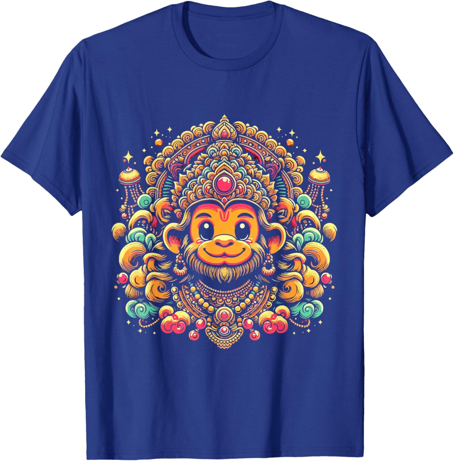 Hanumanji Hanuman Hindu Monkey God Lover Devotee T-Shirt - T-Shirt | Royal