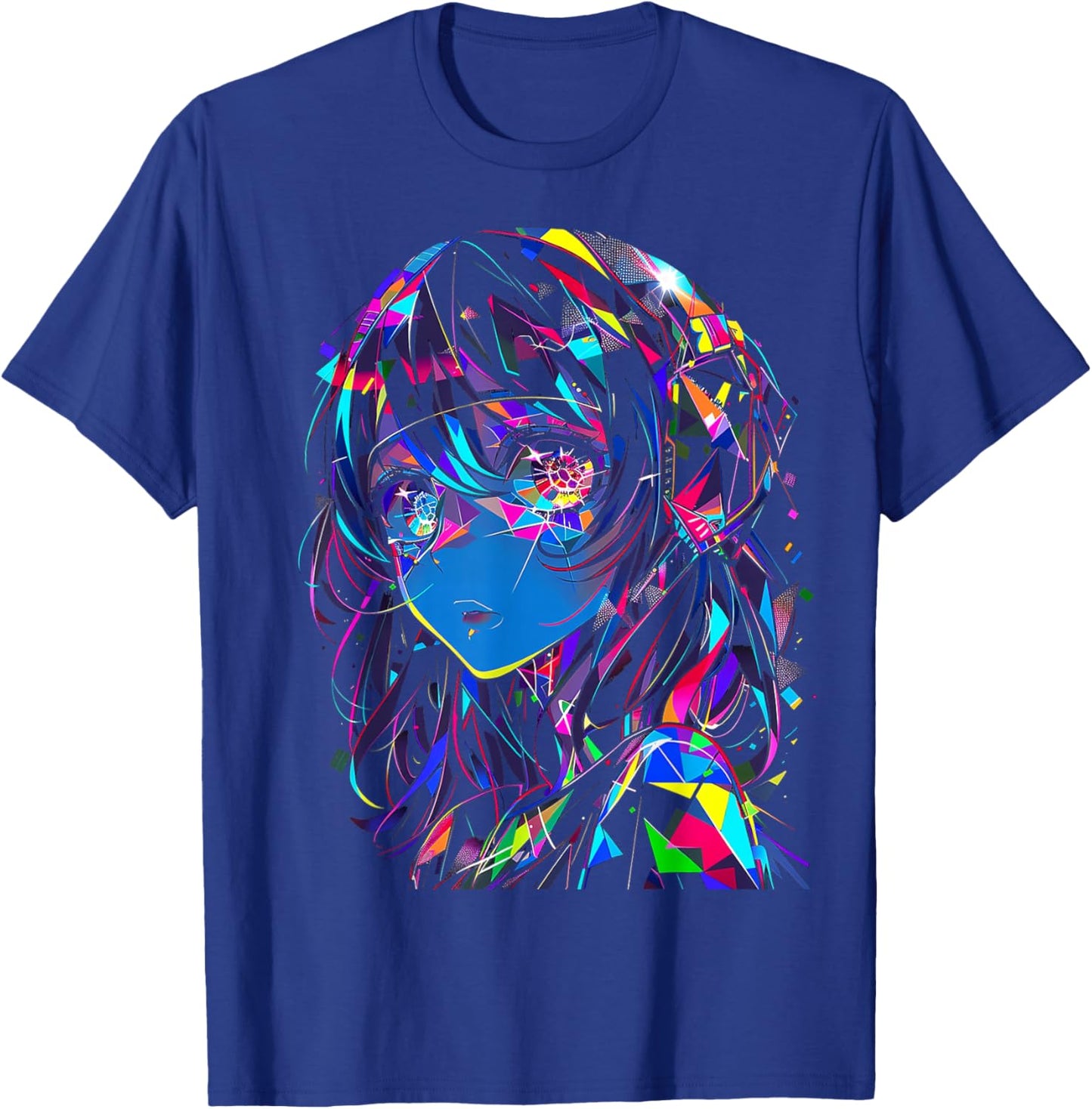 Anime Manga Graphic Colorful Artwork Anime T-Shirt - T-Shirt | Royal