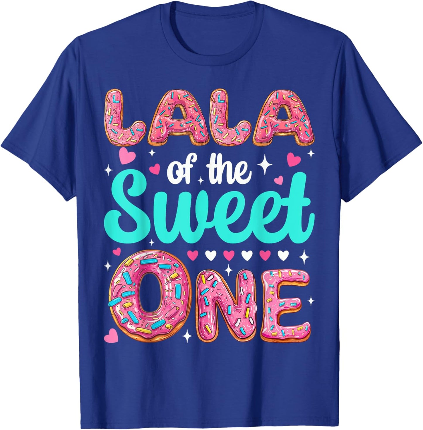 Lala of The Sweet One First Birthday Matching Family T-Shirt - T-Shirt | Royal