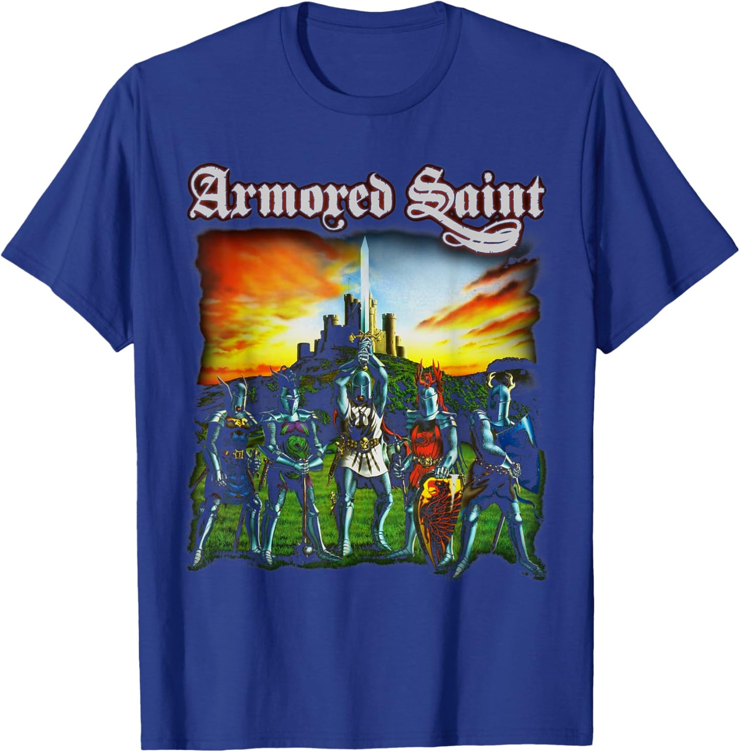 Armored Saint March T-Shirt - T-Shirt | Royal