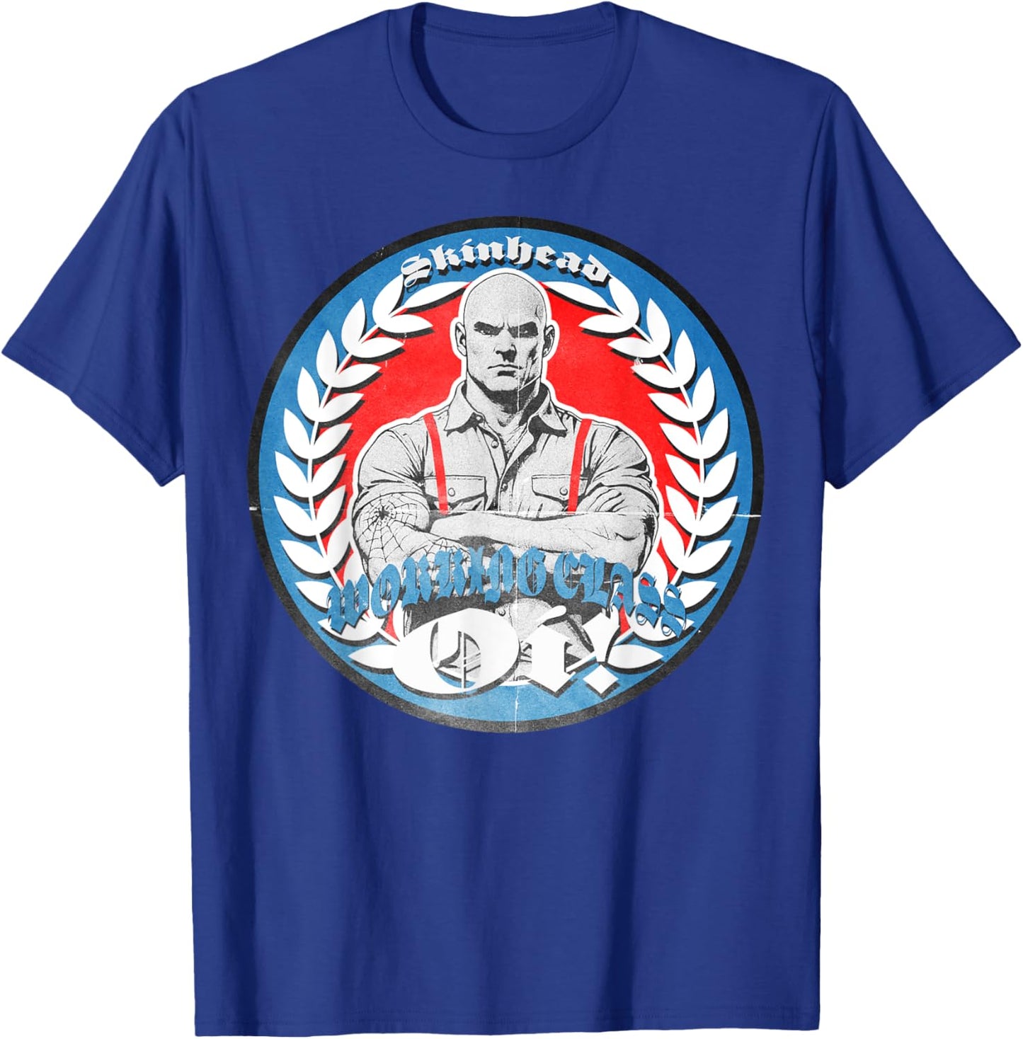 Traditional Oi Skinhead Punk-Rock T-Shirt - T-Shirt | Royal